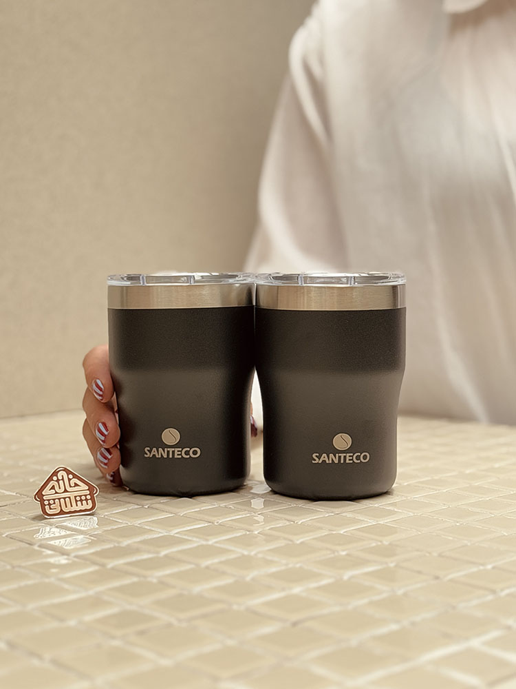 خرید فلاسک و ماگ استیل درب تریتان مدل MOLLE & NORA برند فرانسوی SANTECO
