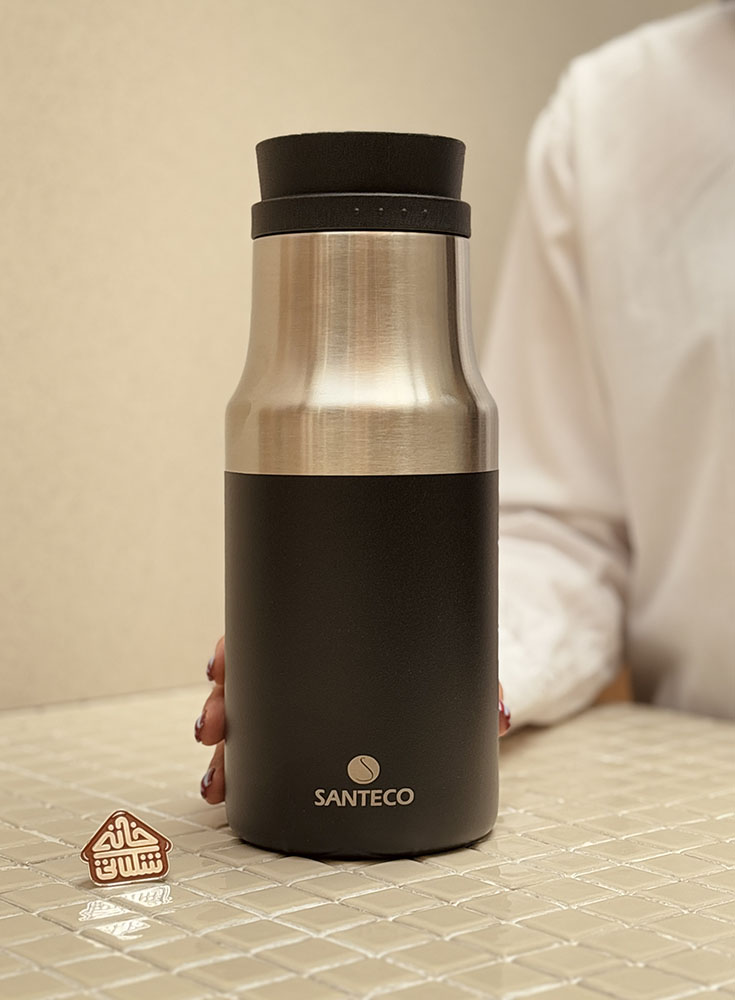 خرید فلاسک و ماگ استیل درب تریتان مدل MOLLE & NORA برند فرانسوی SANTECO