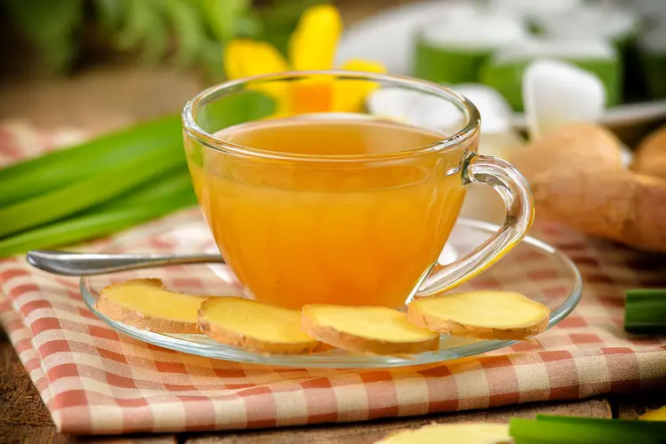 دمنوش زنجبیل و لیمو