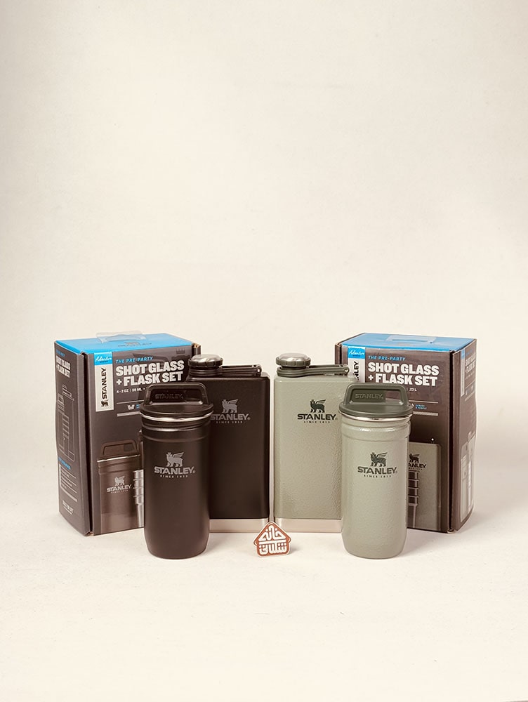 خرید ست شات و فلاسک استنلی SHOT GLASS + FLASK SET