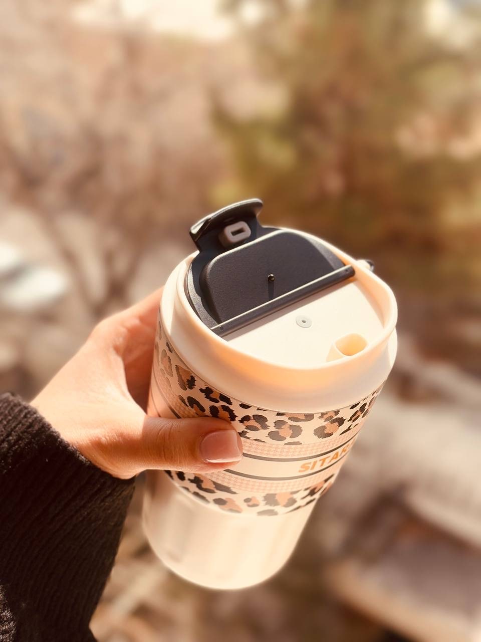 خرید تراول ماگ فانتزی پلنگی