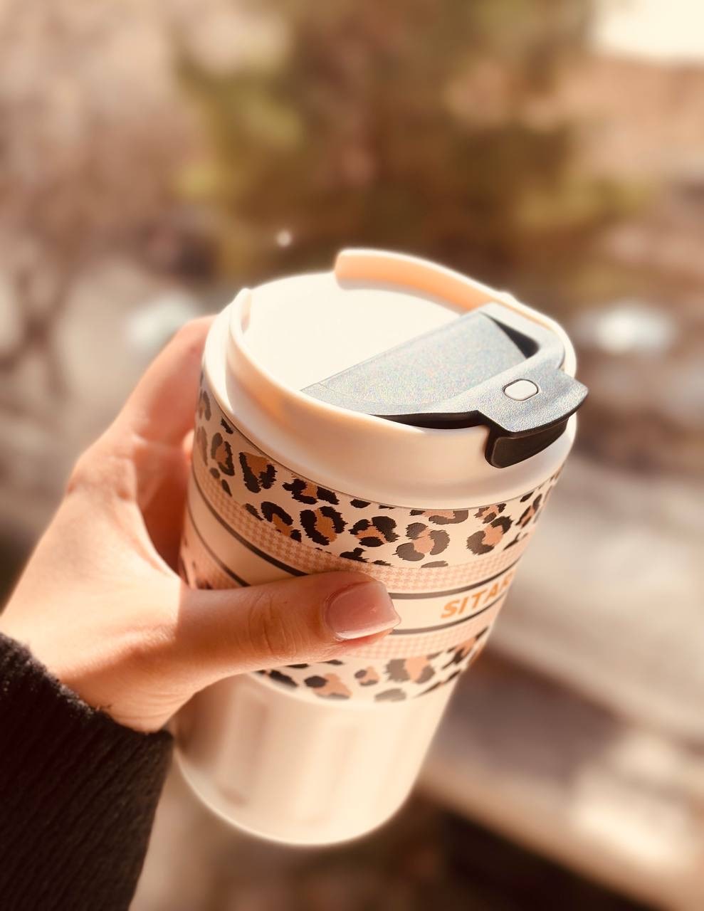 خرید تراول ماگ فانتزی پلنگی