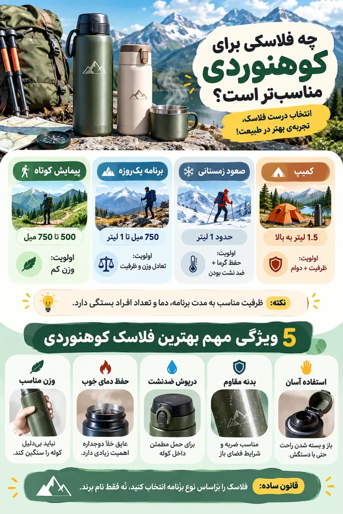 بهترین فلاسک کوهنوردی