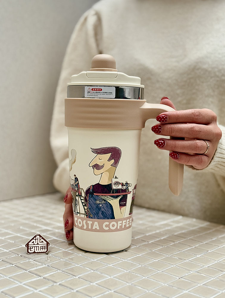 خرید تامبلر دوحالته 1000 میل برند COSTA COFFEE