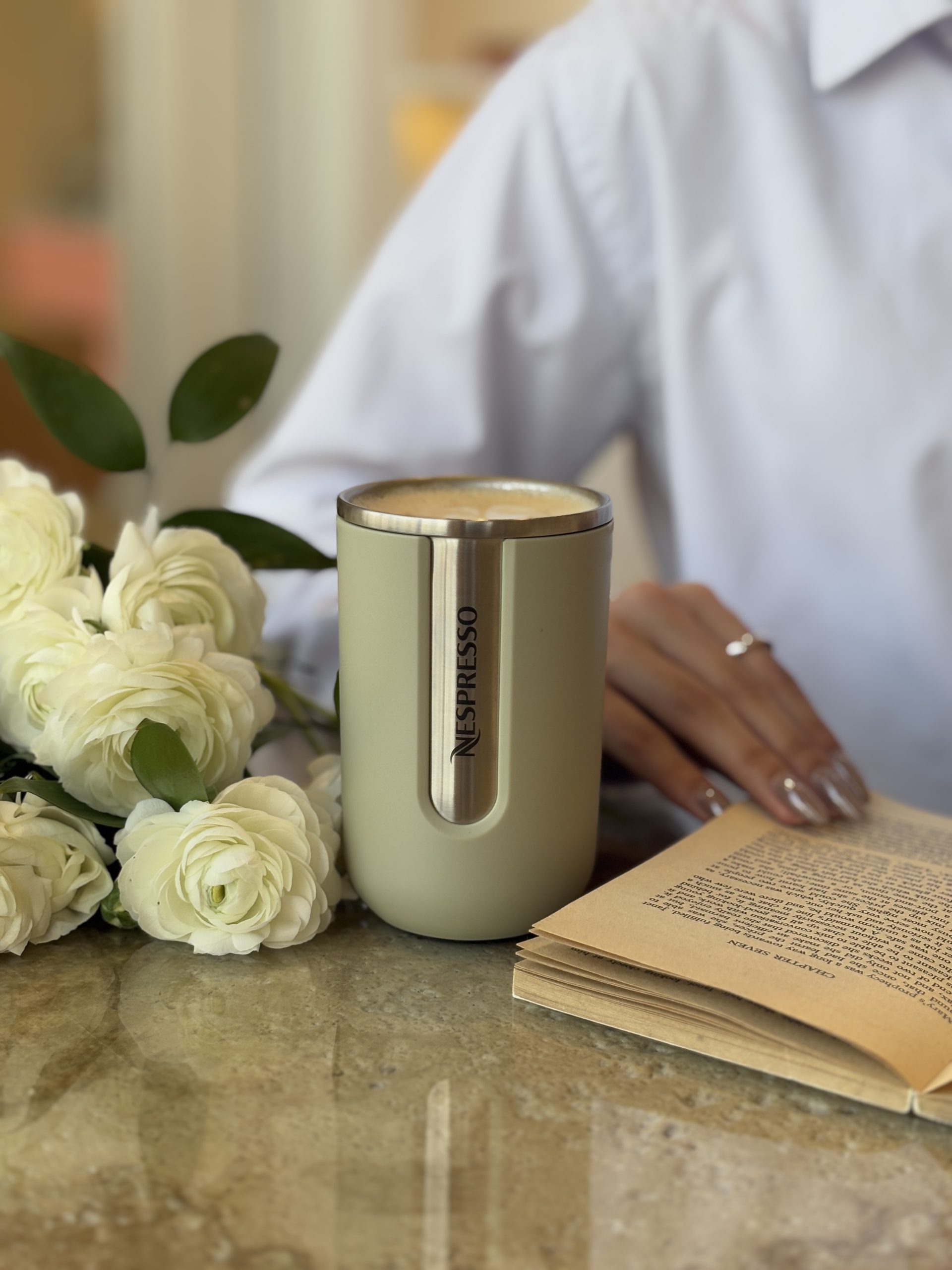 تراول ماگ اورجینال نسپرسو NESPRESSO سبز سیج مدل NOMAD - تصویر 4