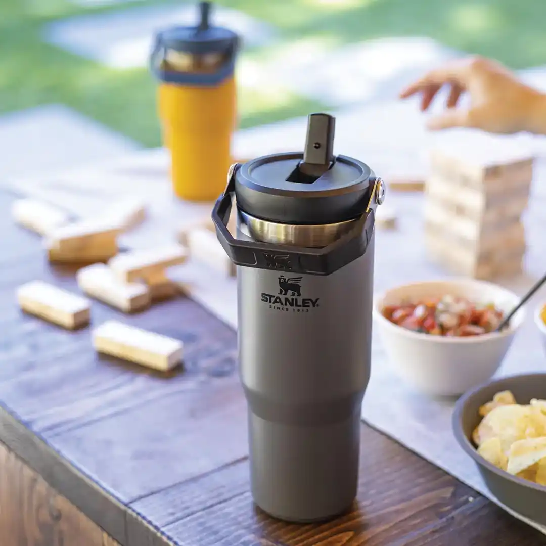 تراول ماگ نی دار استنلی FLIP STRAW TUMBLER