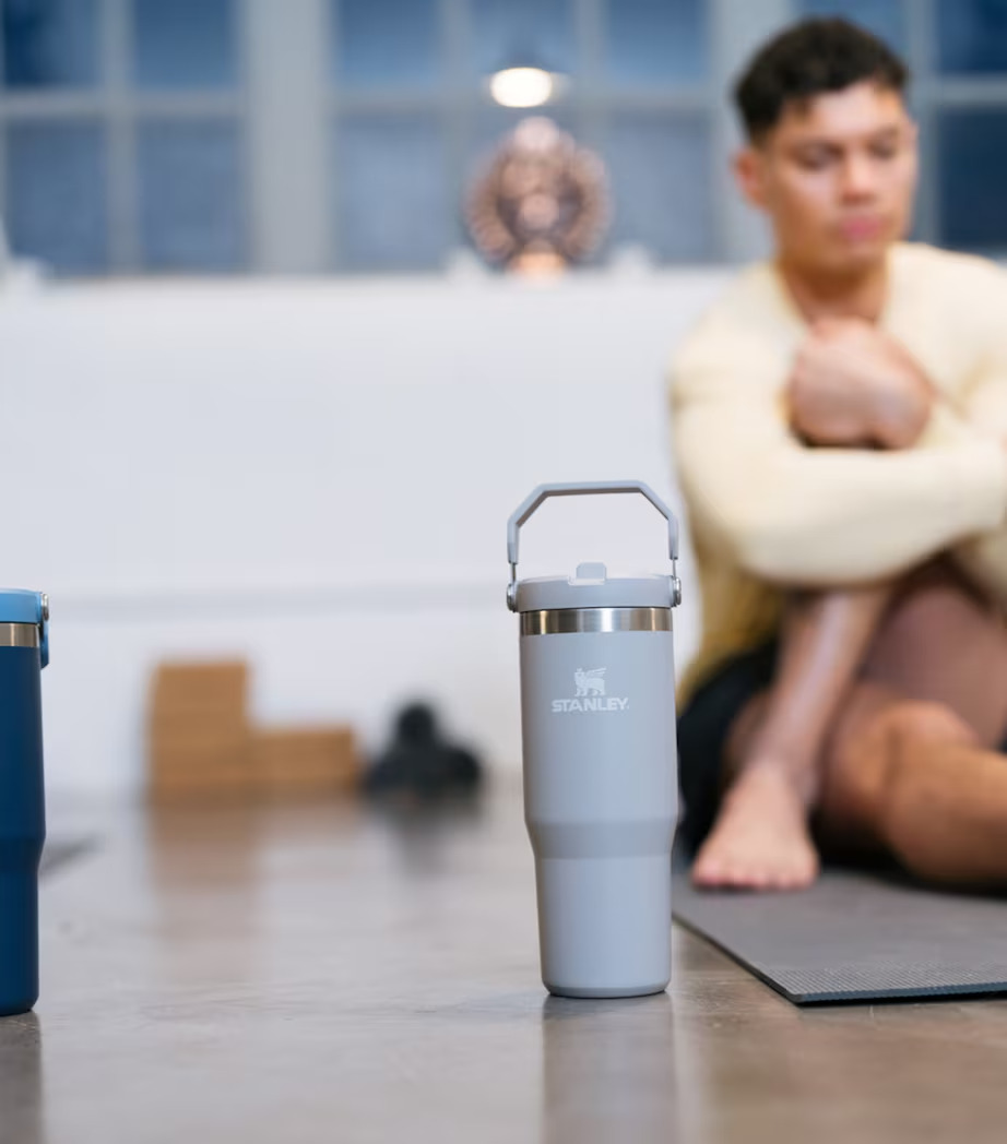 تراول ماگ نی‌دار استنلی اورجینال مدل FLIP STRAW TUMBLER برای باشگاه