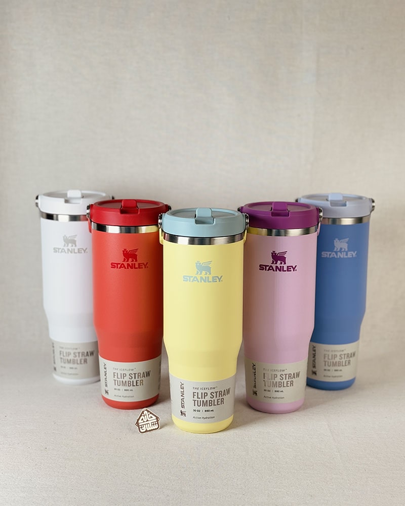 خرید تراول ماگ نی دار استنلی اورجینال مدل FLIP STRAW TUMBLER