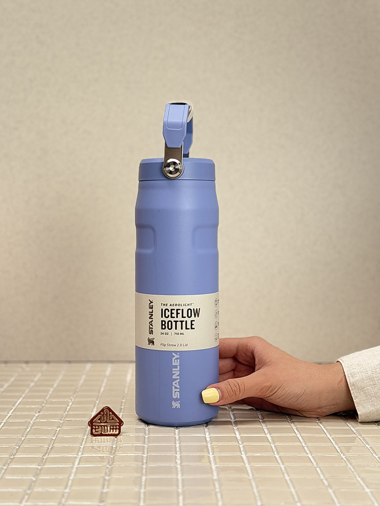 خرید بطری نی دار و دسته دار 710 میل استنلی مدل ICEFLOW BOTTLE