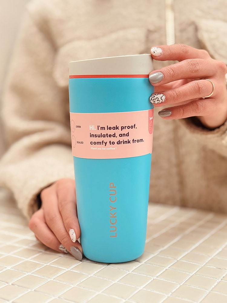 خرید تراول ماگ آسان نوش برند LUCKY CUP