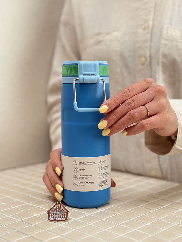 خرید بطری استنلی اورجینال آسان نوش درب پیچی 470 میل مدل AEROLIGHT ICEFLOW BOTTLE