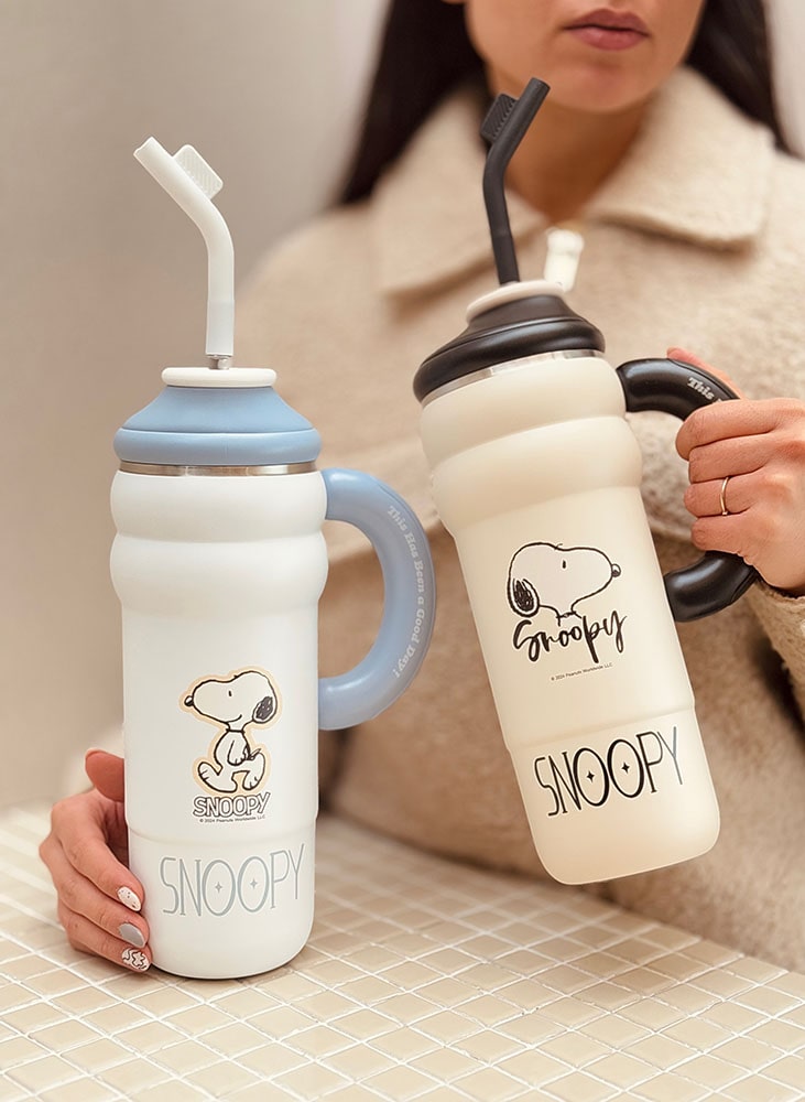 تامبلر نی دار طرح SNOOPY برند PEANUTS دتاکس دار کد003349 - تصویر 5