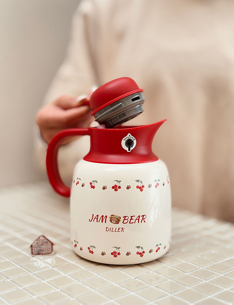 خرید فلاسک طرح گیلاس برند DILLER
