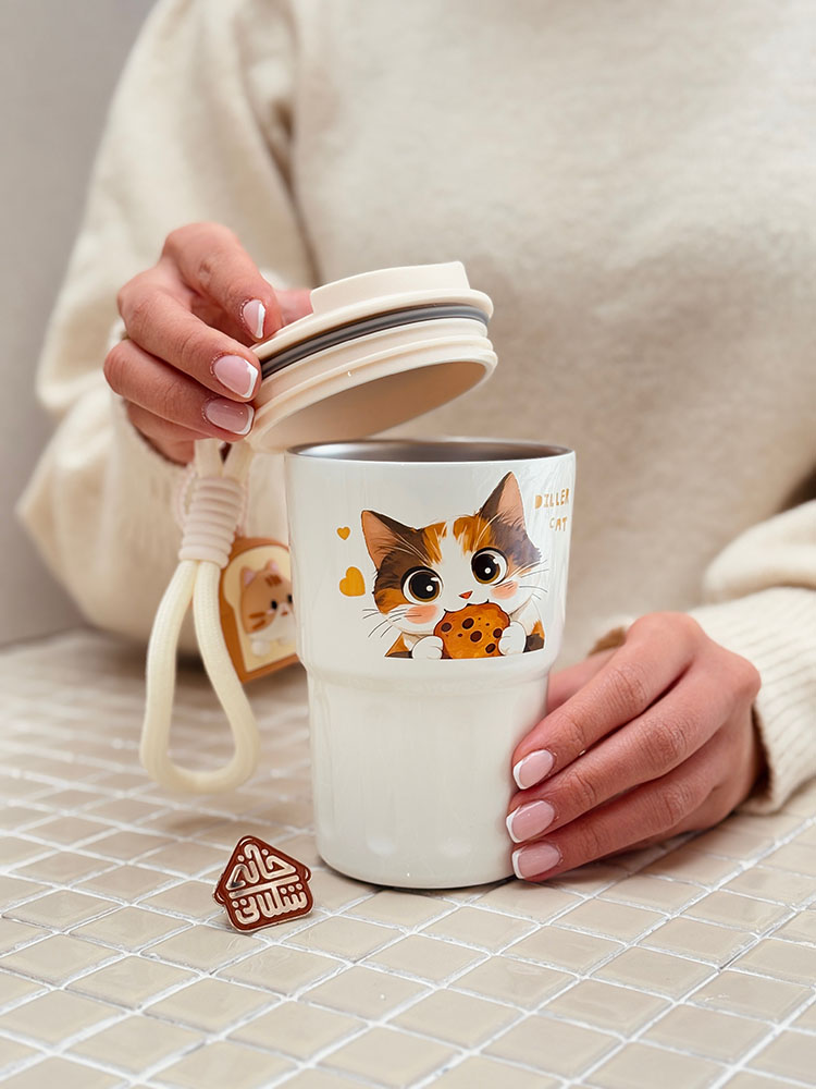 خرید تراول ماگ طرح گربه