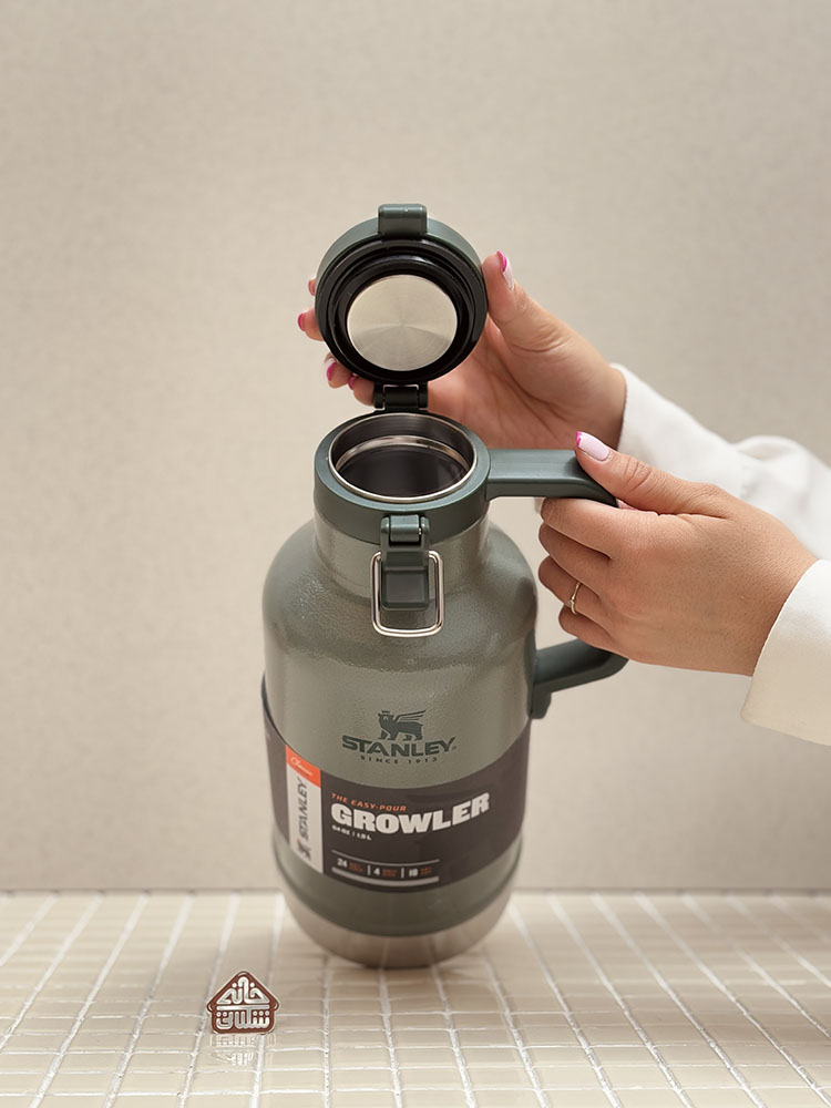 خرید فلاسک استنلی 1.9 لیتر دسته دار مدل GROWLER