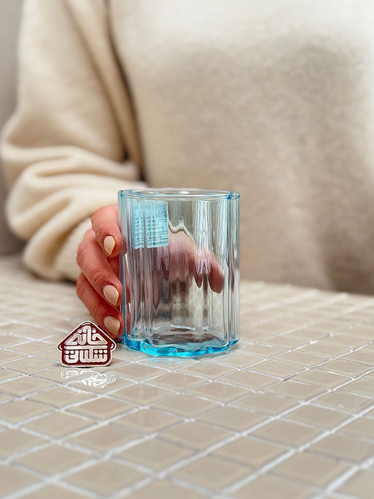 خرید ماگ شیشه ای رنگی ترک