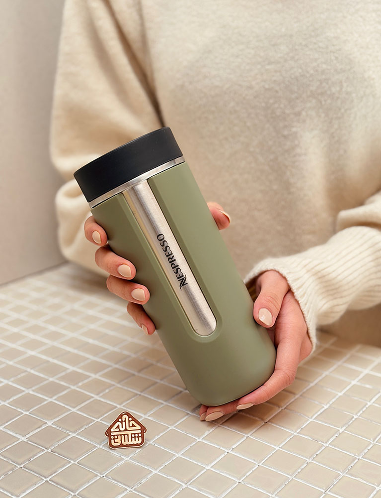 تراول ماگ اورجینال نسپرسو NESPRESSO آبی دودی مدل NOMAD