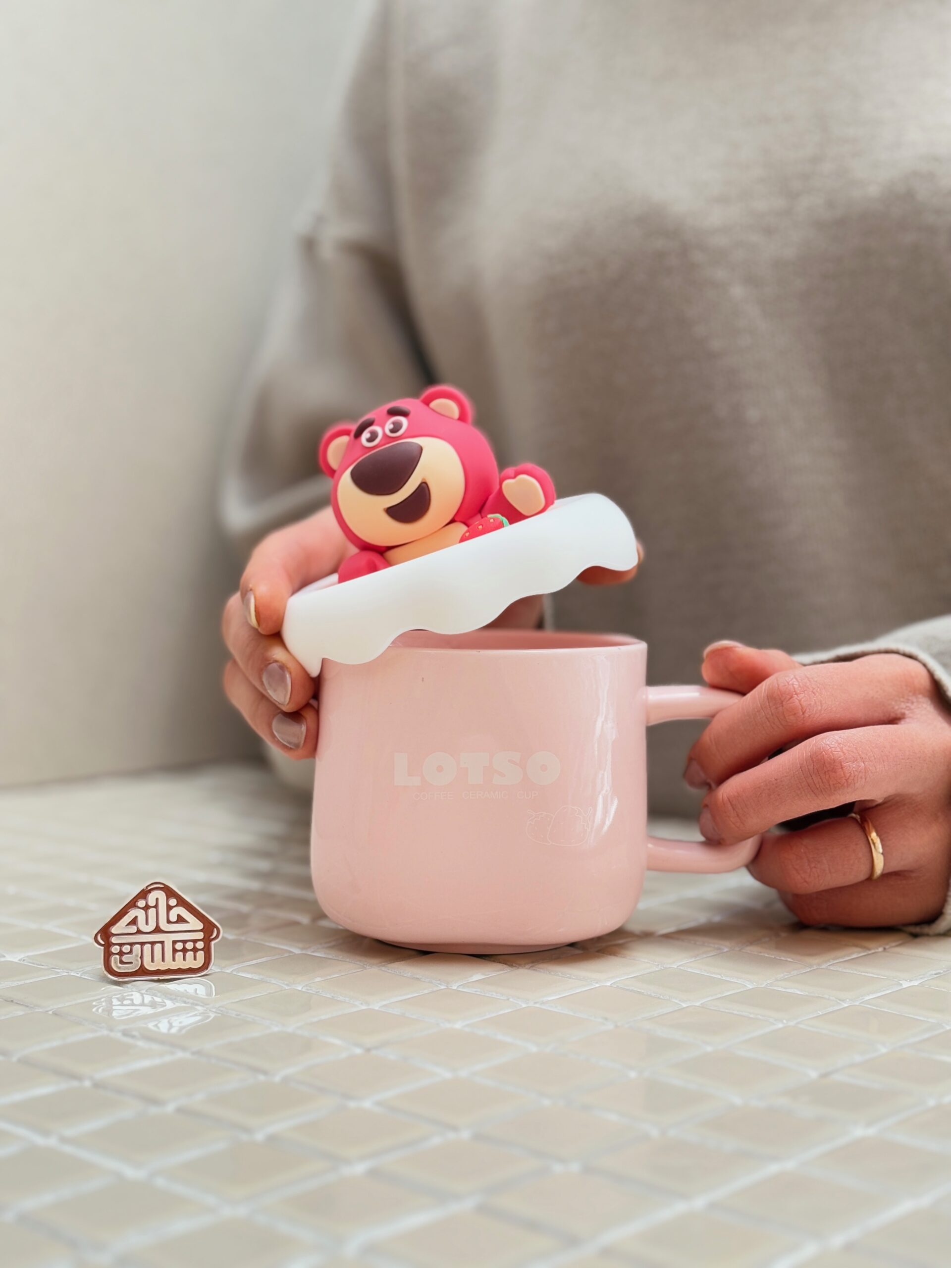 خرید ماگ دیزنی پو درب سیلیکون