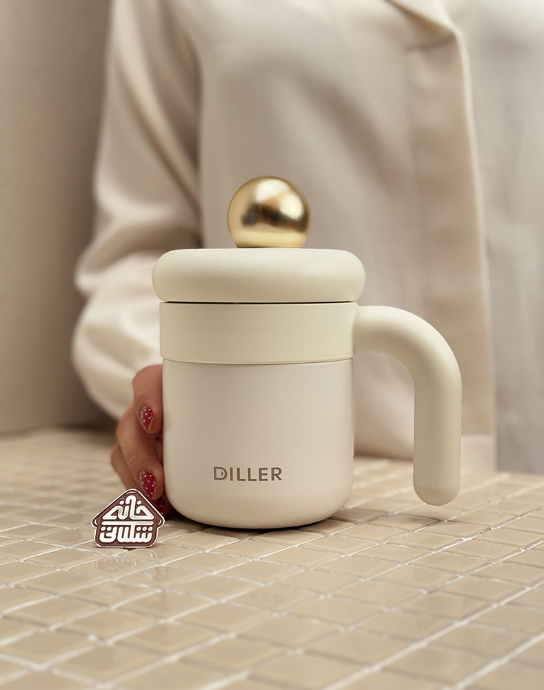 تراول ماگ لیوانی 500 میل رنگ پاستیلی برند DILLER کد003547 - تصویر 10
