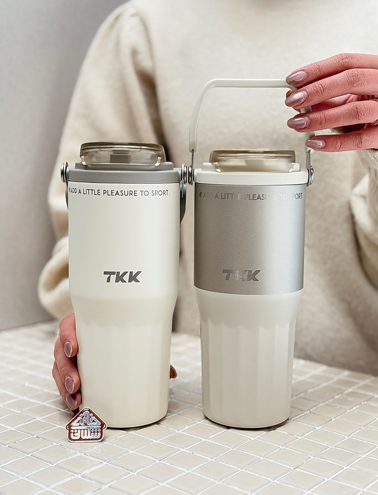 خرید تراول ماگ دوحالته دسته دار برند لوکس چین TKK