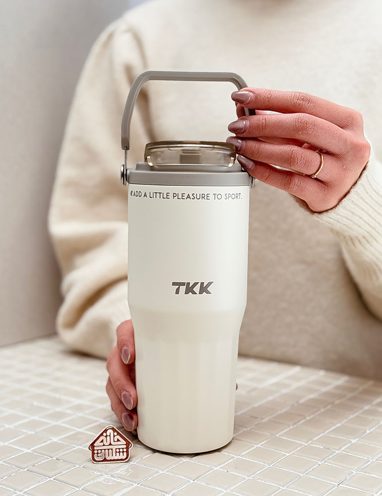 خرید تراول ماگ دوحالته دسته دار برند لوکس چین TKK