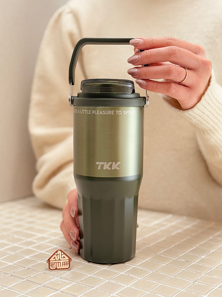 خرید تراول ماگ دوحالته دسته دار برند لوکس چین TKK