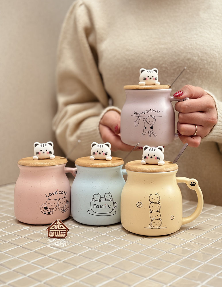 خرید ماگ طرح گربه