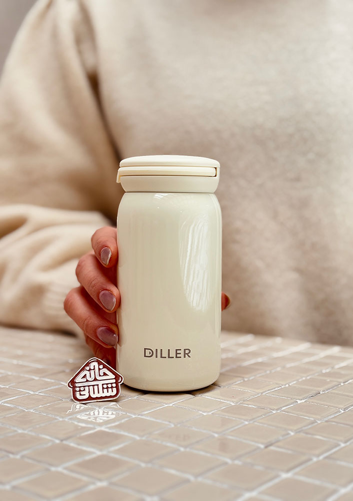 فلاسک 200 میل برند DILLER رنگی دسته سیلیکون کد003548 - تصویر 7