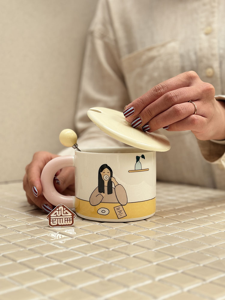 خرید ماگ درب دار