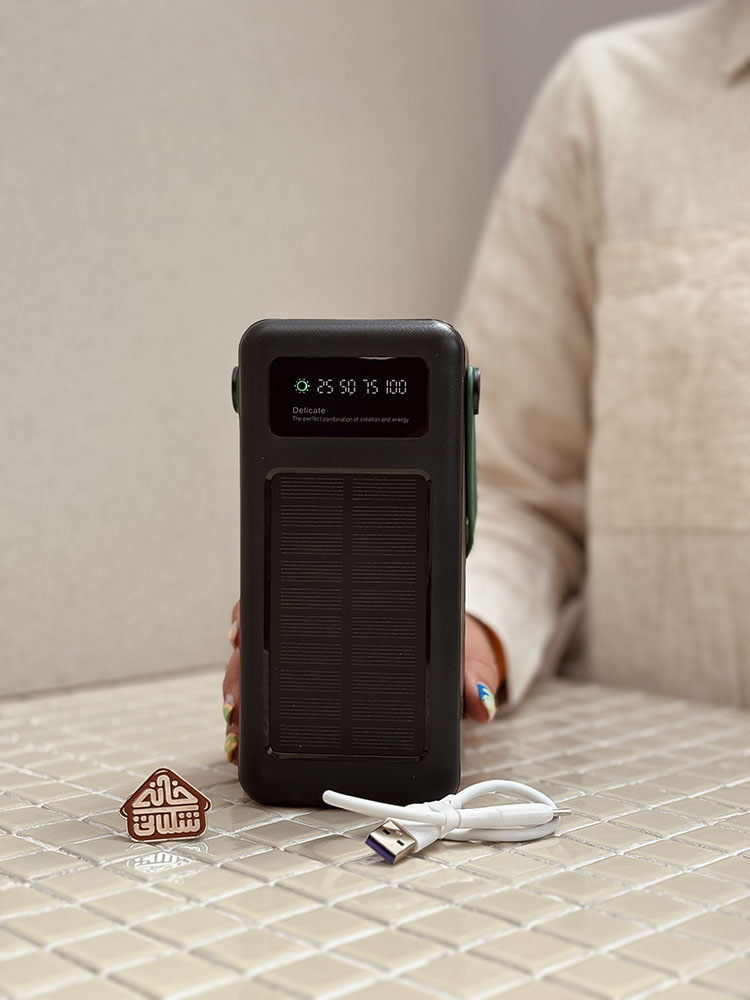 خرید پاوربانک اورجینال 50000 میلی آمپر برند GREEN LION مدل SOLAR MAX
