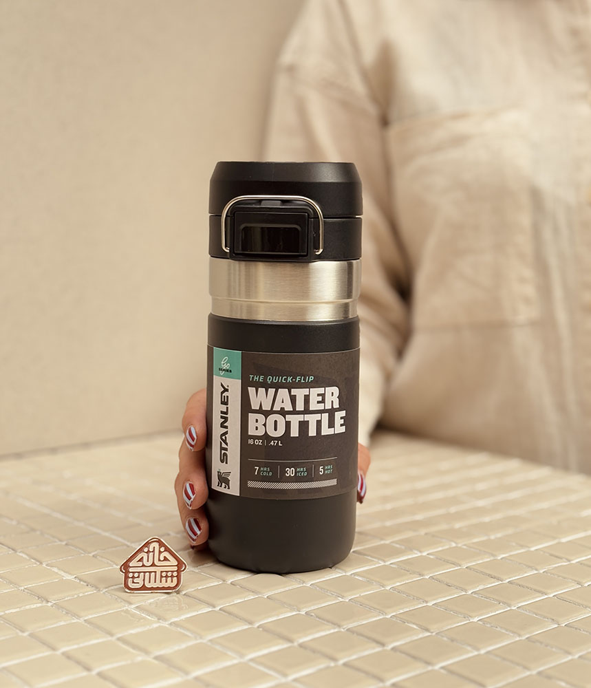 خرید بطری آب استنلی 470 میل مدل QUICK_FLIP WATER BOTTLE