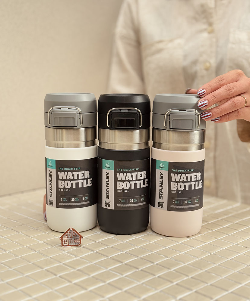 خرید بطری آب استنلی 470 میل مدل QUICK_FLIP WATER BOTTLE