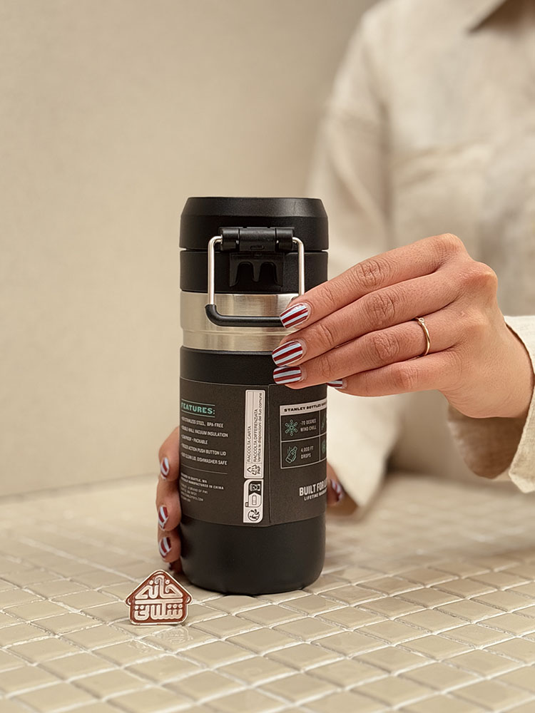 خرید بطری آب استنلی 470 میل مدل QUICK_FLIP WATER BOTTLE