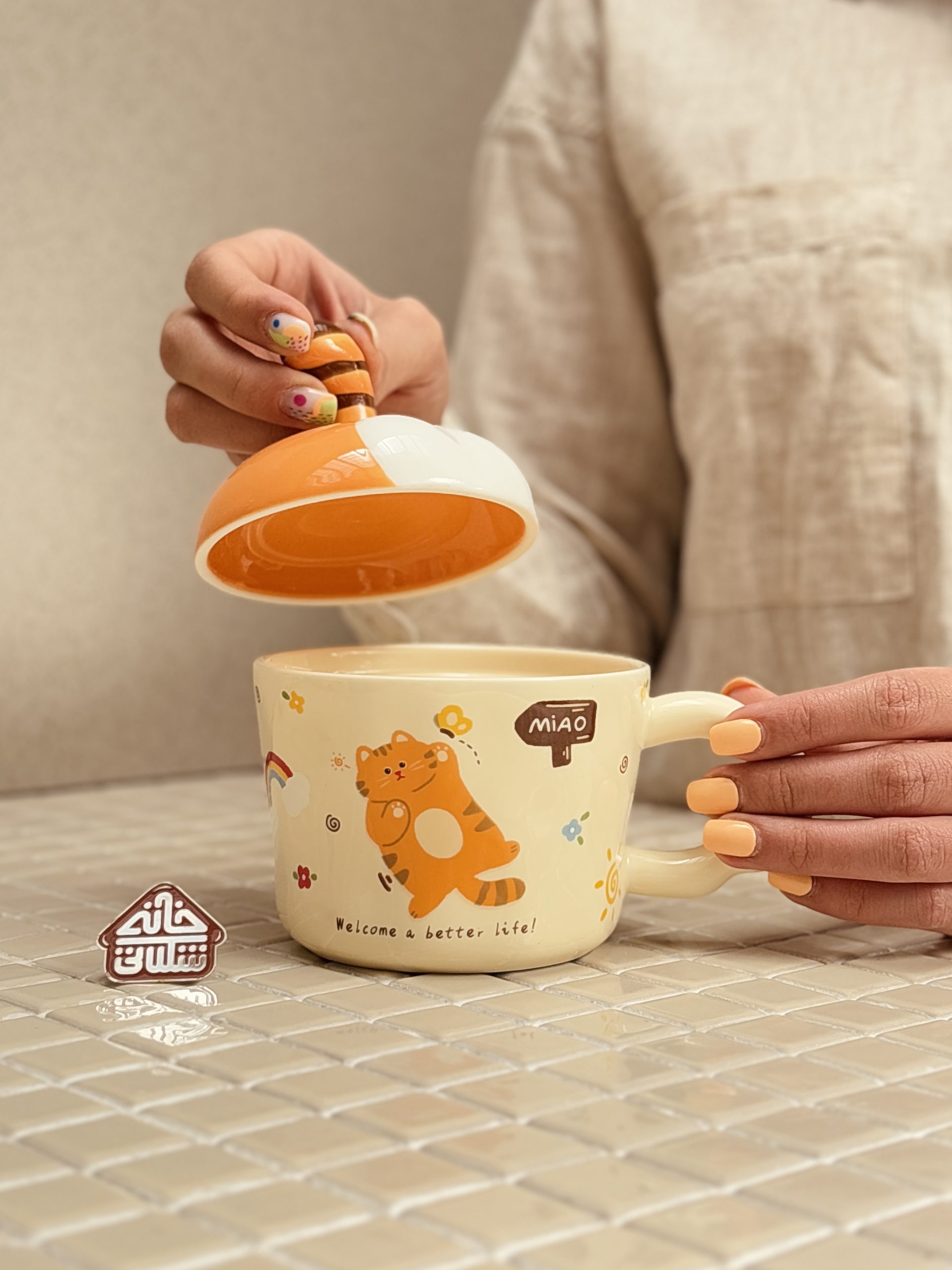 خرید ماگ فانتزی گربه