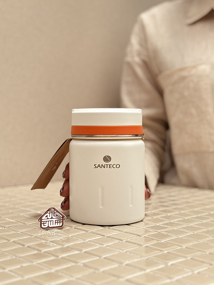 خرید ظرف غذا کیف مشکی 500 میل مدل KOGE برند فرانسوی SANTECO