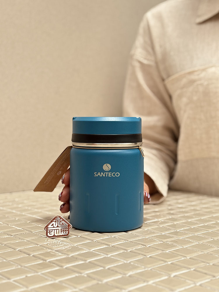 خرید ظرف غذا کیف مشکی 500 میل مدل KOGE برند فرانسوی SANTECO