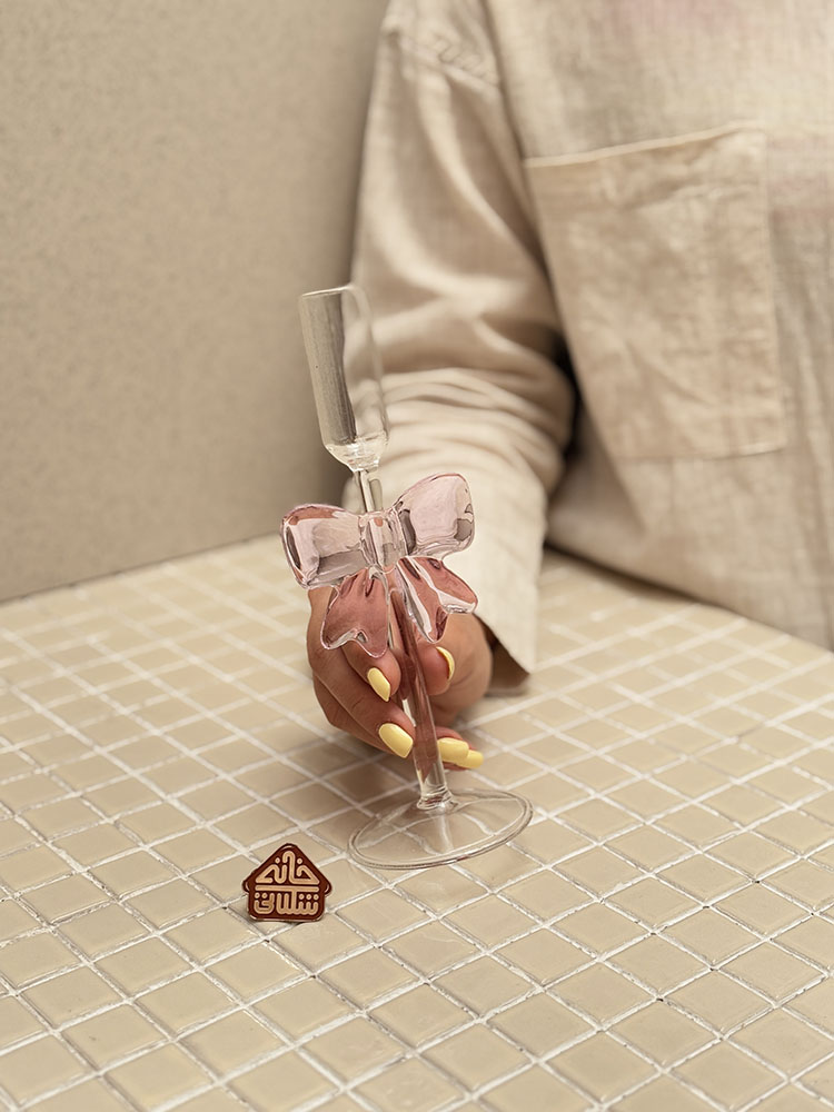 خرید جاشمعی پیرکس طرح پاپیون