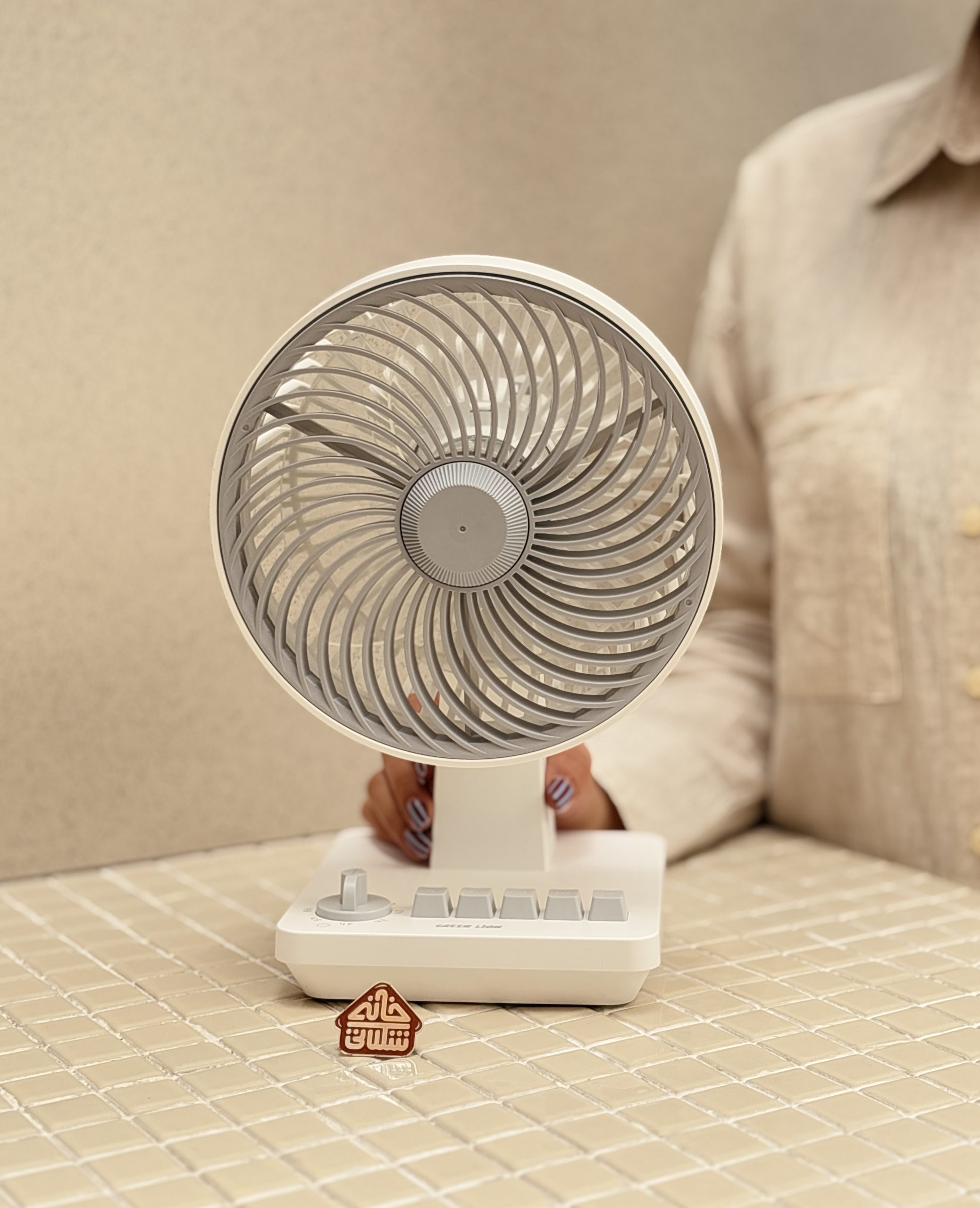 خرید پنکه رو میزی برند گرین لاین مدل Classic 8″ Desktop Fan